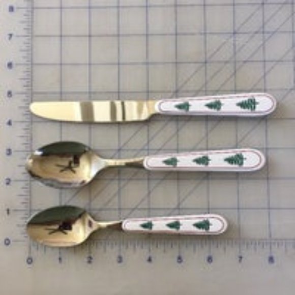 Other - Furio Christmas Tree Silverware Set of 4